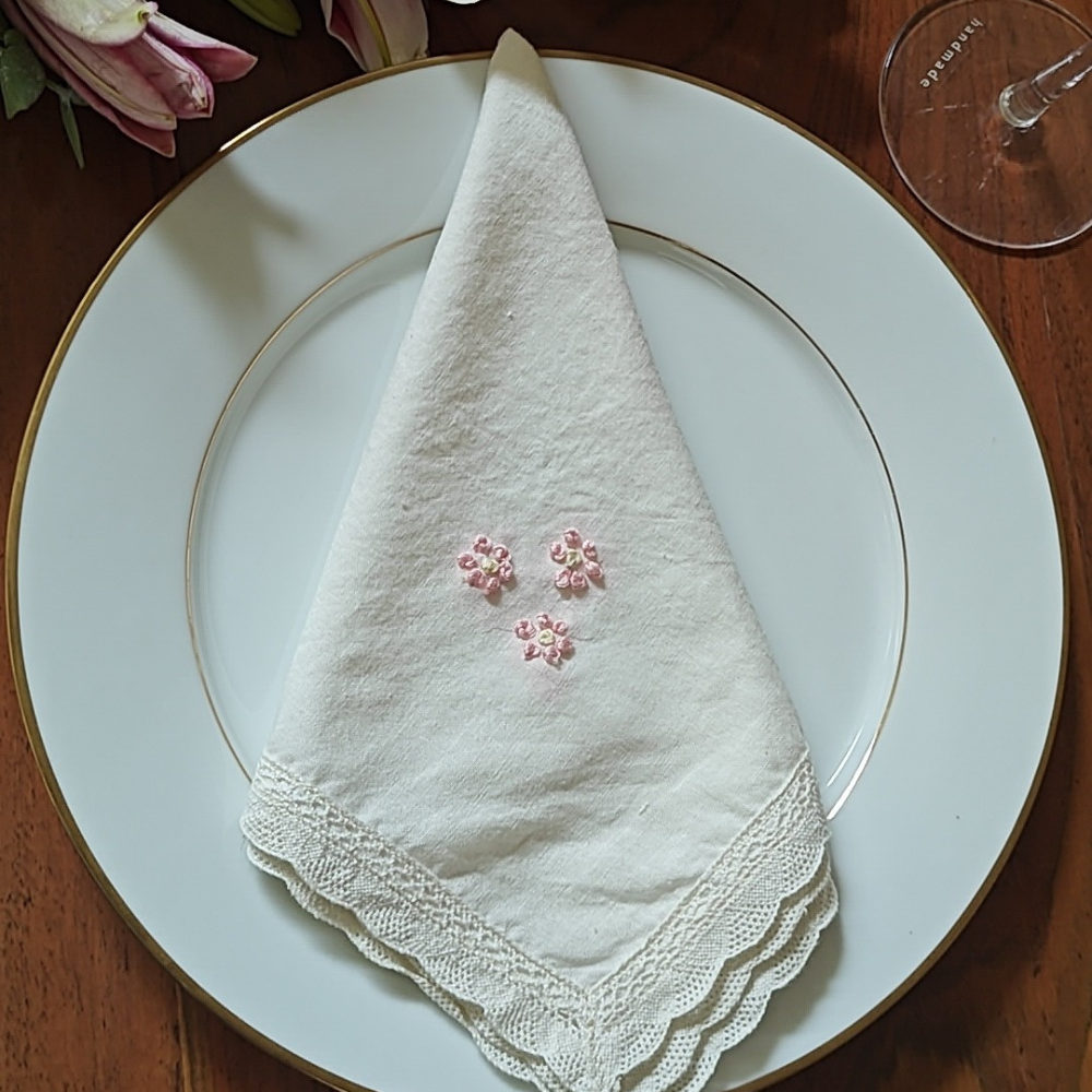 Rani Pink Baby Breath Napkins